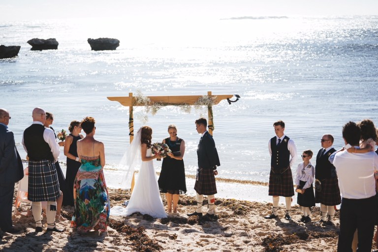 Charlotte and Luke Wedding Ceremony Wendy Hendry Celebrant - photo by Driftwood Photography